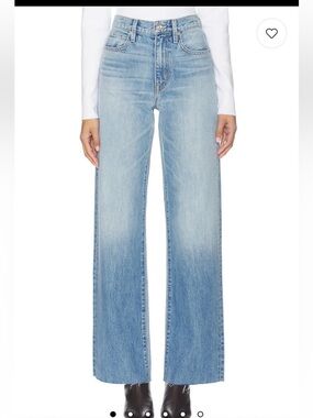 Slvrlake USA Grace Crop Wide Leg 100% Regenerative Cotton Jeans 28